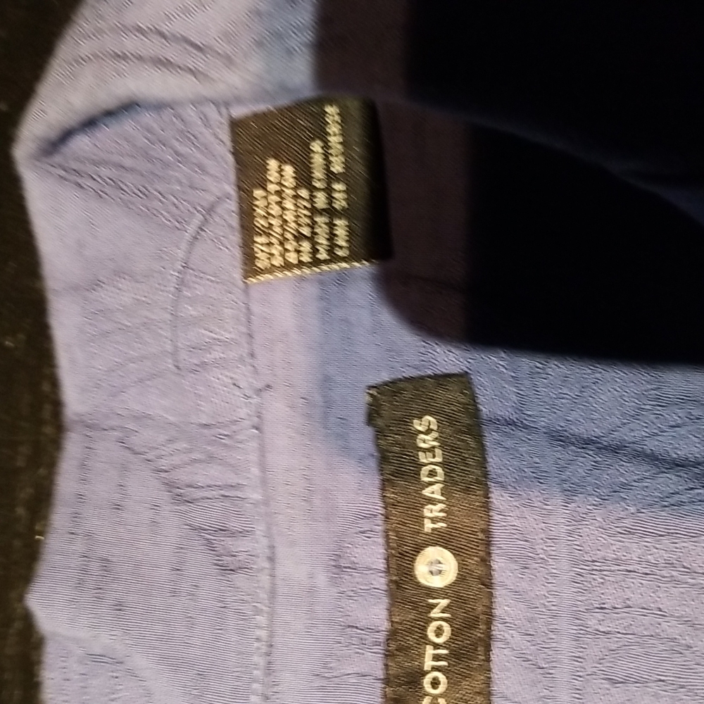 Blue Collared Button Down Like New Condition Sz 2… - image 6